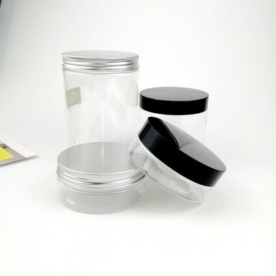 OEM 23mm 89 Thread Clear PET Cosmetic Jar For Lotion
