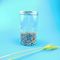 1200ml Transparent Sealed Plastic Food Jars For Spice