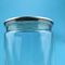 Clear Wide Mouth Candy Cookie Jar 150ml Plastic Food Container With Easy Open Lid