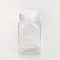 Custom Printing 400ml Plastic Food Jars square Shape Honey Packaging PET Bottle Recycling