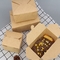 Square Kraft Paper Cardboard To Go Boxes Takeway Food Box