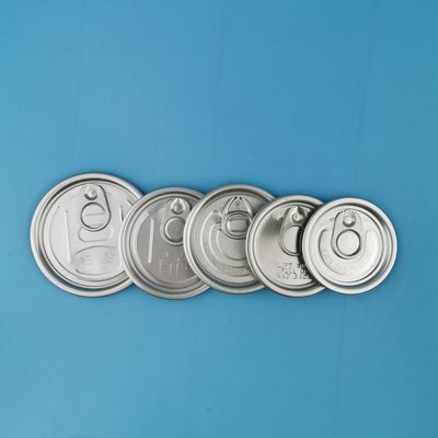 73mm 300# Aluminum Easy Open Can Lids For Canned Food