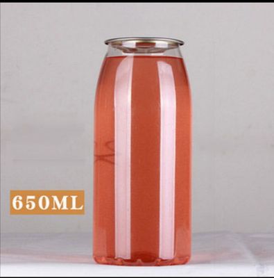Transparent 650ml 22oz  Plastic Juice Bottle For Water