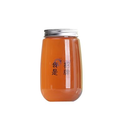 350ml Disposable 46g Clear Screw Cap Plastic Beverage Jar
