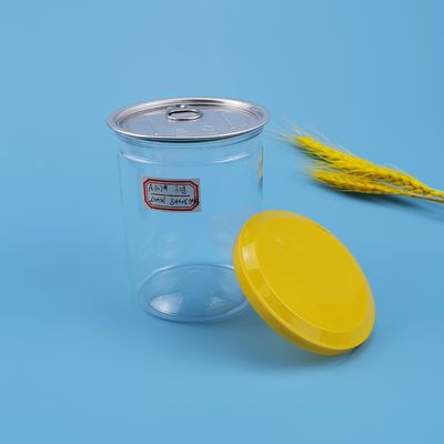 500ML Middle Size Plastic Food Cans For Dried Fruit