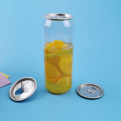 202 Easy Open 53mm Shrink Labeling 0.5l Plastic Juice Jar