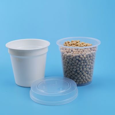 FDA Eco Friendly 450ml PP Plastic Sauce Cups With Lids