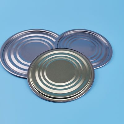 Silver 83mm Tinplate Paper Tube Round Can Bottom