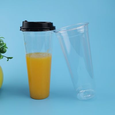 PET Leakage Proof 700ml Plastic Bubble Tea Cups