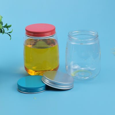 400ml Transparent Plastic Beverage Jar For Soft Drink