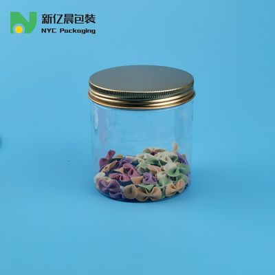 Customize 150M 180ml 200ml Clear Plastic Food Jars With Lids