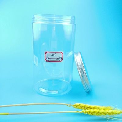 1200ml Transparent Sealed Plastic Food Jars For Spice