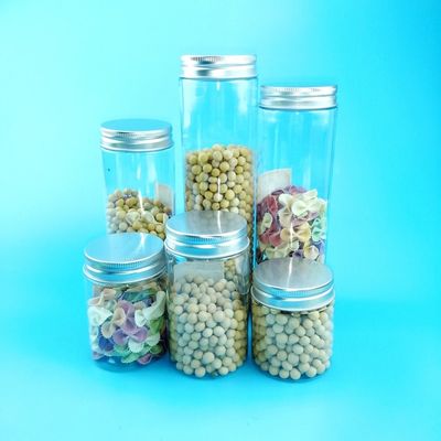 65mm Plastic Screw Cap Jars For Snack Beans Salt