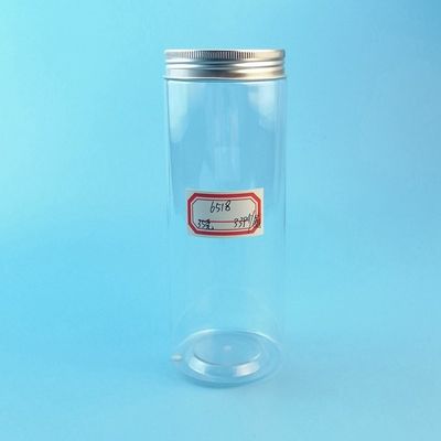 Round Square 500ml 17oz Transparent Plastic Food Jars