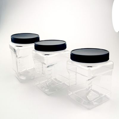 Shatterproof Kitchen Countertop 500ml Plastic Food Jars