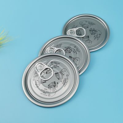 ISO Tinplate Lid Eoe Bpa Free Round Food Can Tuna Fish Easy Open End