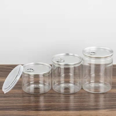 Hot Stamping 200ml Plastic Food Jar 500ml Honey Containers With Lids