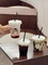 Custom 90mm Disposable Bubble Tea Cups Smoothies Cold Coffee Drinking Plastic Pet Cups