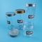 120ml 200ml 250ml 500ml Clear Plastic Pet Jar With Aluminum Lid  Food Grade