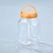 1000ml 2000ml Food Plastic Bottle Containers Packaging 2kgs PET Wide Mouth Jar With Lid
