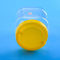 BPA Free 1450ml 131mm Square Plastic Screw Cap Jars