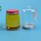 Custom 54mm PET Plastic Beverage Jar For Cool Coffee