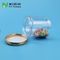 Customize 150M 180ml 200ml Clear Plastic Food Jars With Lids