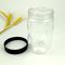 20oz 600ml Round Plastic Food Jars With Screw Lid
