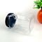 PET Clear Square Grip 4500ml Plastic Screw Cap Jars BPA Free