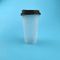 350ml Milkshake Disposable Bubble Tea Cups Cylinder Shape