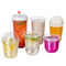 ODM Double Wall Plastic Bubble Tea Cups For Iced Coffee Cup Pp Injection