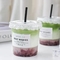 FDA 24 Oz Plastic Cups With Lid For Yogurt Milk Tea PP Disposable Hard Coffee Beverage Cups