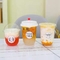 360ml Cold Drink Cup With Lid U Shape Plastic Disposable Cups