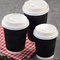 FDA 90mm Diameter Paper Disposable Cups For Hot Drinks