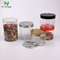 Flip Top Cap Cashew Nuts Plastic Container Jar 310ml 120g Airtight Clear Candy Cans With Ring Pull Top Lid