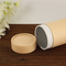 Silkscreen Printing Paper Tube Container For Coffee Tea Kraft Cylinder Packaging