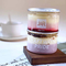 Food Grade PET Transparent Ice Cream Jars 8Oz Plastic Mini Cake Jar With Lid